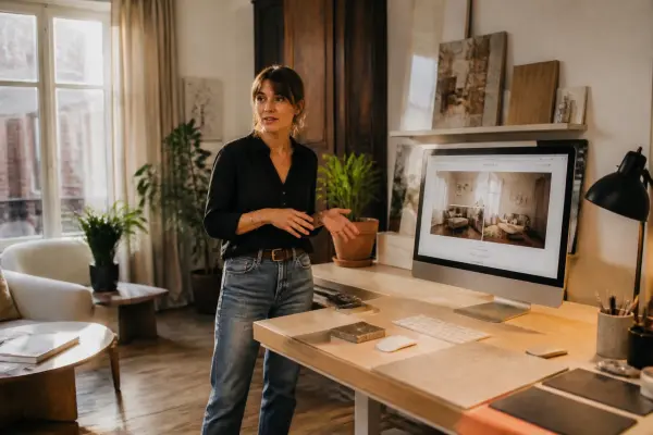 Mise en ligne d'un site intérieur en studio